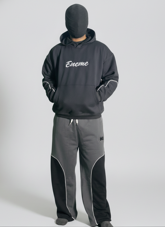 The Tracksuit / Combo Set – Oversized Hoodie & Wide Leg Sweatpants Combo